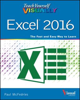 Teach Yourself VISUALLY Excel 2016  9781119074731 Front Cover