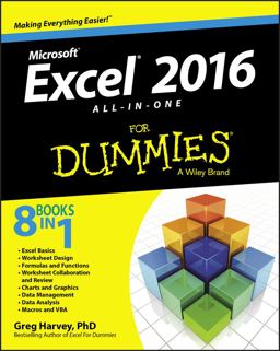 Excel 2016 All-In-One for Dummies  9781119077152 Front Cover