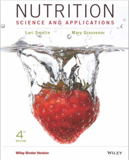 Nutrition: Science and Applications, Fourth Edition WileyPLUS Learning Space Card
