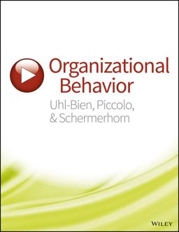 Organizational Behavior, 1e WileyPLUS Print Companion