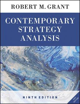 Contemporary Strategy Analysis Text Only 9th 9781119120834 Front Cover
