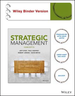Strategic Management Concepts  9781119134763 Front Cover