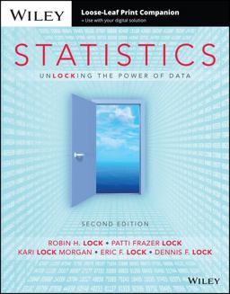 Statistics Unlocking the Power of Data 2nd 9781119163664 Front Cover