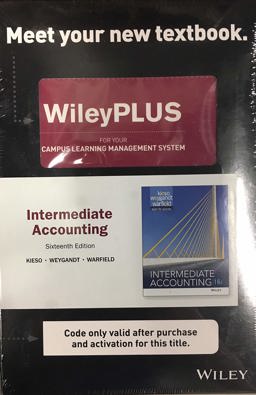 Intermediate Accounting, Sixteenth Edition WileyPLUS LMS Student Package