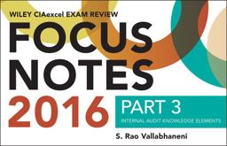 Wiley CIAexcel Exam Review 2016 Focus Notes