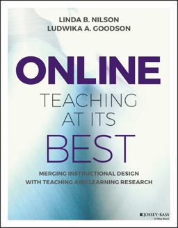 Online Teaching at Its Best Merging Instructional Design with Teaching and Learning Research  9781119242291 Front Cover