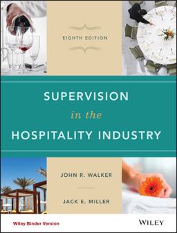 Supervision in the Hospitality Industry 8th 9781119251958 Front Cover