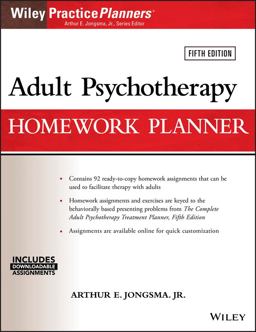 Adult Psychotherapy Homework Planner