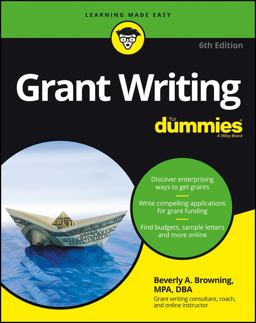 Grant Writing for Dummies 6th 9781119280125 Front Cover