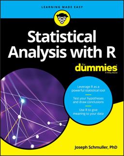 Statistical Analysis With R for Dummies:  9781119337065 Front Cover