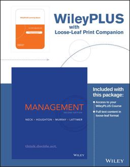 Management, 2e WileyPLUS Learning Space Registration Card + Loose-Leaf Print Companion Management, 2e WileyPLUS Learning Space Registration Card + Loose-Leaf Print Companion