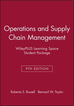 Operations and Supply Chain Management, 9e WileyPLUS Learning SpaceStudent Package