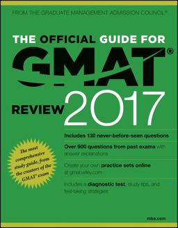 Official Guide for GMAT Review with Online Question Bank and Exclusive Video 2nd 9781119347620 Front Cover