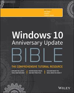 Windows 10 Anniversary Update Bible  9781119356332 Front Cover