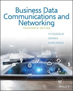 Business Data Communications and Networking 13th 9781119368830 Front Cover