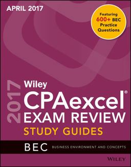 Wiley CPAexcel Exam Review April 2017 Study Guide