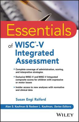Essentials of WISC-V Integrated Assessment  9781119370420 Front Cover