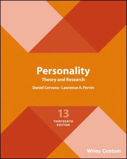 Personality Theory and Research 13th 9781119378754 Front Cover