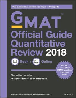 GMAT Official Guide Quantitative Review 2018 2nd 9781119387497 Front Cover
