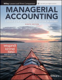 Managerial Accounting: Tools for Business Decision Making  9781119390381 Front Cover