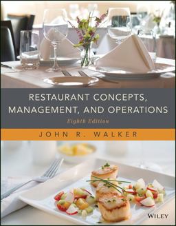 Restaurant Concepts, Management, and Operations Restaurant Concepts, Management, and Operations