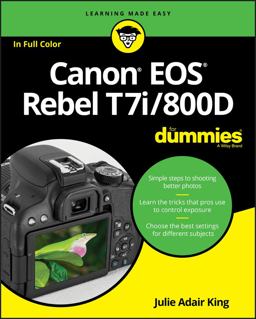 Canon EOS Rebel T7i/800D for Dummies  9781119399773 Front Cover