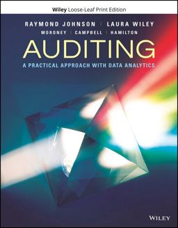 Auditing: A Practical Approach With Data Analytics 1st 9781119401742 Front Cover