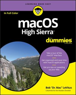 MacOS High Sierra for Dummies  9781119417132 Front Cover