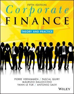 Corporate Finance Theory and Practice 5th 9781119424482 Front Cover