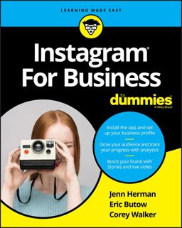 Instagram for Business for Dummies  9781119439813 Front Cover