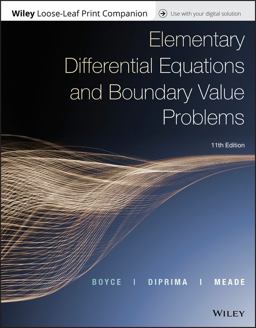 Elementary Differential Equations and Boundary Value Problems 11th 9781119443766 Front Cover