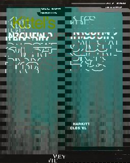 Kittel's Introduction to Solid State Physics, Global Edition 8th 9781119454168 Front Cover