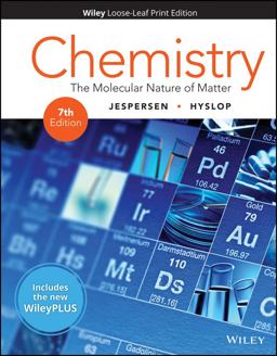 Chemistry + Wileyplus Card + Companion Set: The Molecular Nature of Matter  9781119461791 Front Cover