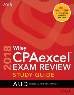 Wiley CPAexcel Exam Review Study Guide Auditing and Attestation  9781119480679 Front Cover