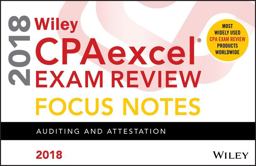 Wiley CPAexcel Exam Review 2018 Focus Notes