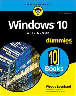 Windows 10 All-In-One for Dummies 3rd 9781119484837 Front Cover