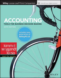Accounting: Tools for Business Decision Making, 6e WileyPLUS (next Generation) + Loose-Leaf