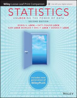 Statistics: Unlocking the Power of Data, 2e WileyPLUS (next Generation) + Loose-Leaf 2nd 9781119491323 Front Cover