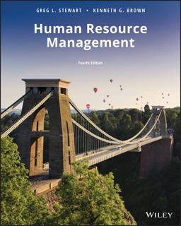Human Resource Management 4th 9781119492986 Front Cover