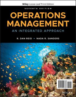 Operations Management An Integrated Approach 7th 9781119497387 Front Cover