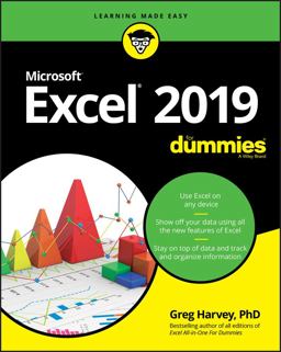 Excel 2019 for Dummies  9781119513322 Front Cover