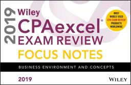 Wiley CPAexcel Exam Review 2019 Focus Notes