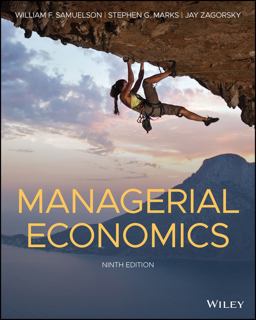 Managerial Economics 9th 9781119554912 Front Cover