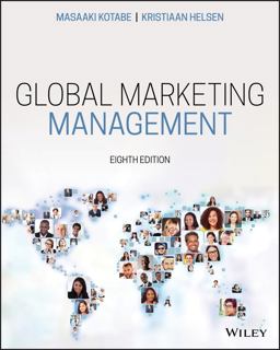 Global Marketing Management:  9781119563112 Front Cover