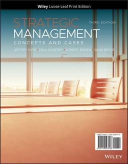 Strategic Management Concepts and Cases 3rd 9781119563136 Front Cover