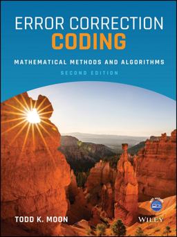 Error Correction Coding Mathematical Methods and Algorithms 2nd 9781119567479 Front Cover