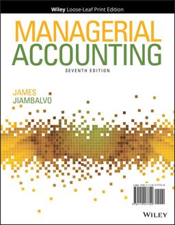Managerial Accounting: 7th 9781119577720 Front Cover