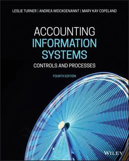Accounting Information Systems Controls and Processes 4th 9781119577836 Front Cover