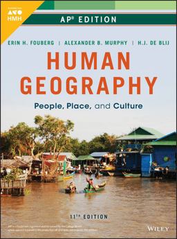 Human Geography: People, Place, and Culture, Advanced Placement 11th 9781119582151 Front Cover