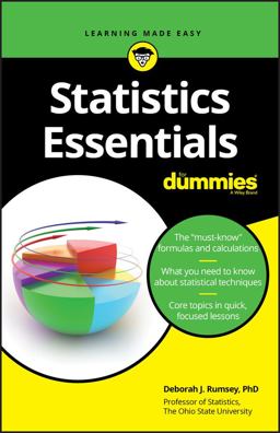 Statistics Essentials for Dummies  9781119590309 Front Cover